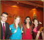 Marc Parello, Cristina, Marimar and Suneeta at Taj Chambers