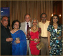 Ravish And Reva Ahuja from Kiara wines, Consulat General of Spain, Cesar Alba, Monica Vaziralli, Tony Singh and Suneeta Kanga