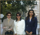 Suneeta with Sabira Merchant and Raell Padamsee