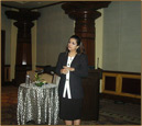 Suneeta at a workshop for UB Group