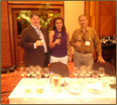 Suneeta with Marco Sabellico, Senior Editor Gambero Rosso, along with Subhash Arora, President of Indian Wine Academy.