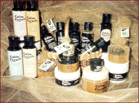 “Salon Secrets” Ayurvedic beauty products